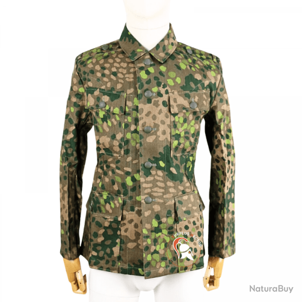 Veste Pea Dot 44 Camo Waffen SS LIN HBT Erbsenmuster Spring LARGE (rassort mi-aout)