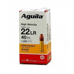 Munition Aguila High Velocity 22LR 40Grain