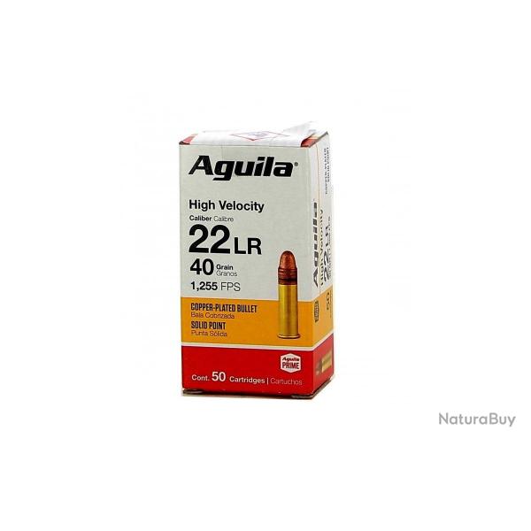 Munition Aguila High Velocity 22LR 40Grain
