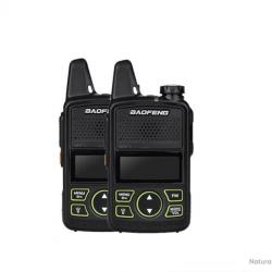 2x TALKIES-WALKIES BAOFENG BF-T1 - LIVRAISON GRATUITE