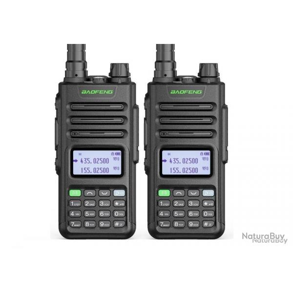 2x TALKIES-WALKIES BAOFENG UV-13 PRO V1 - NOIR - LIVRAISON GRATUITE