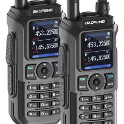 2x TALKIES-WALKIES BAOFENG UV-21 PRO V2 - GRIS - LIVRAISON GRATUITE