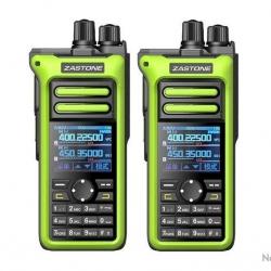 2x TALKIES-WALKIES ZASTONE M10 - VERT - LIVRAISON GRATUITE
