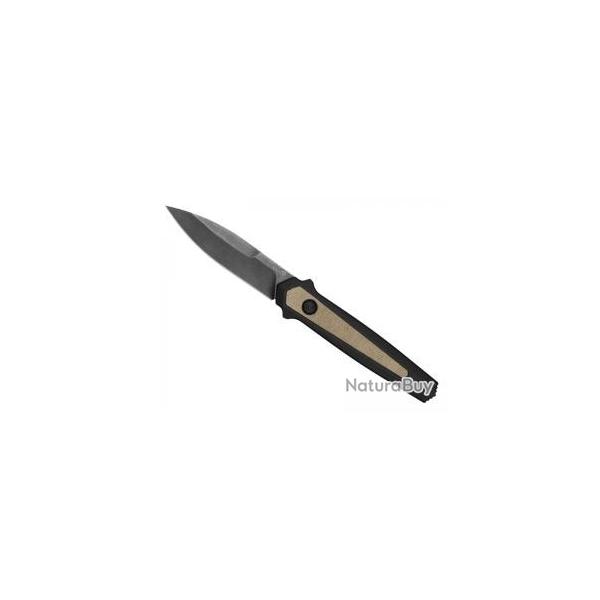 Couteau automatique Kershaw LAUNCH 15 lame acier CPM MagnaCut finition  blackwash 