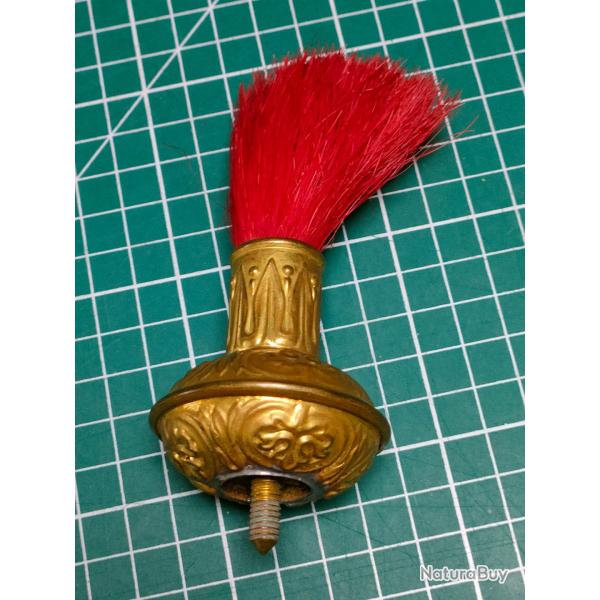 MARMOUSET POUR CASQUE D'OFFICIER DE CUIRASSIER MOD 1874, Dor
