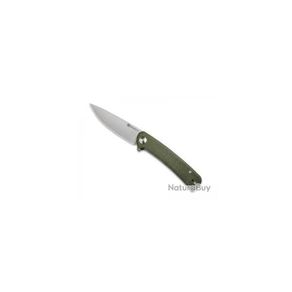 Couteau Sencut NECHES lame acier 10Cr15CoMoV satin avec  flipper  + pochette noir nylon