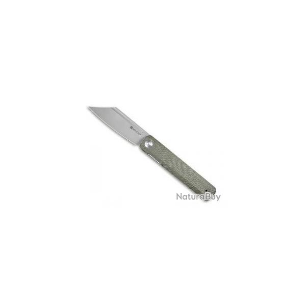 Couteau Sencut BRONTE lame tanto invers acier 9Cr18MoV finition stonewashed  front flipper pochette