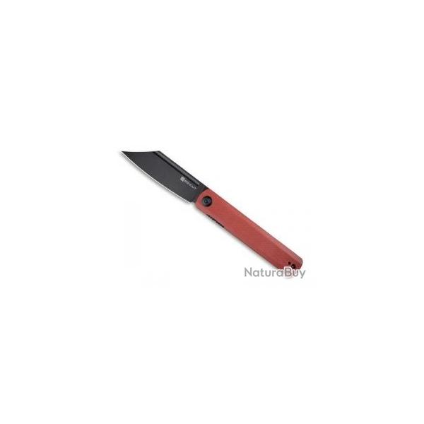 Couteau Sencut BRONTE lame tanto invers acier 9Cr18MoV finition stonewashed + pochette