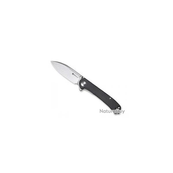 Couteau Sencut SCEPTER lame acier 9Cr18MoV finition stonewashed +flipper +pochette noir