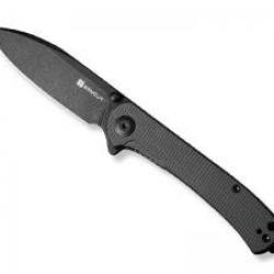 Couteau Sencut SCEPTER lame acier 9Cr18MoV finition blackwash +flipper +pochette