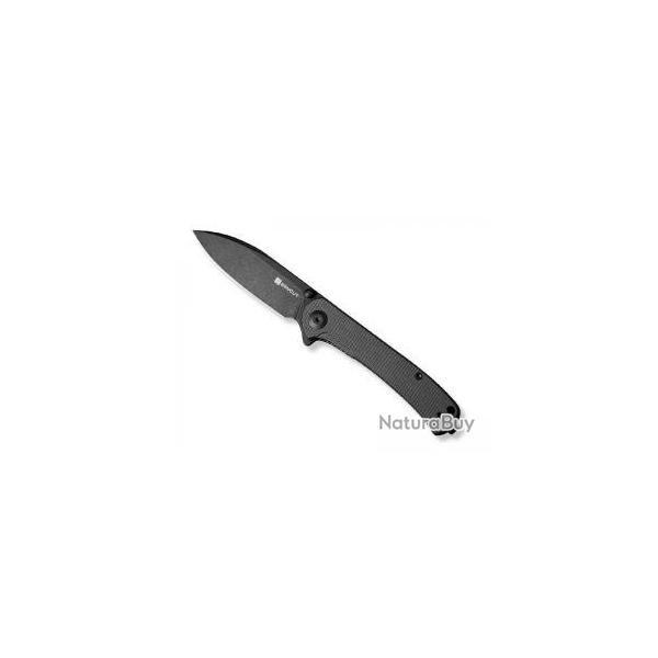 Couteau Sencut SCEPTER lame acier 9Cr18MoV finition blackwash +flipper +pochette