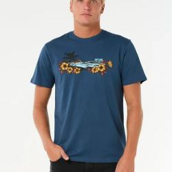 Tee Shirt en Coton Rip Curl SURF PARADISE TEE Bleu