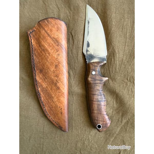 Couteau bowie de chasse/buschcraft forg