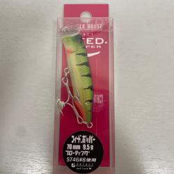 !! OPE -70%!! LEURRE TACKLE HOUSE FEED POPPER 70 col PERCH