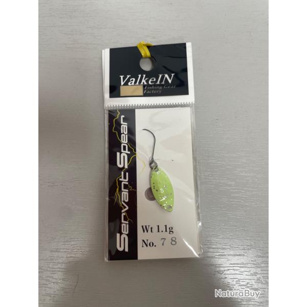 !! OPE -70%!! LEURRE VALKEIN 1.1gr col N78
