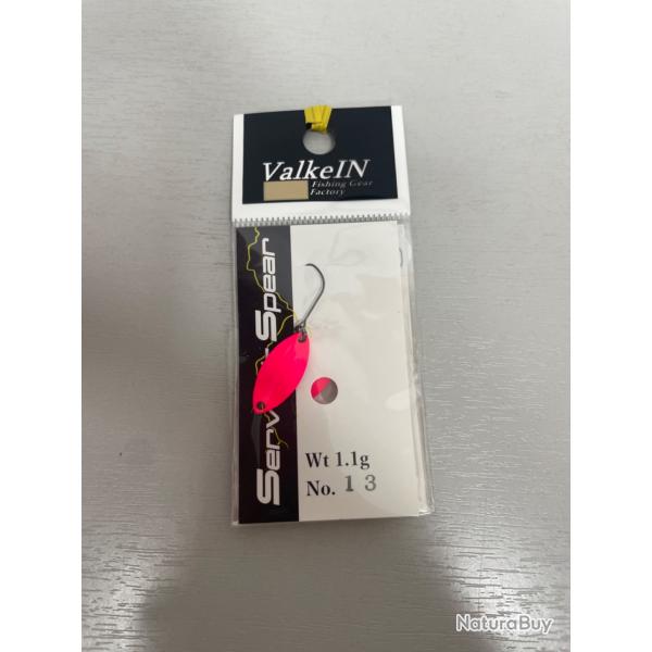 !! OPE -70%!! LEURRE VALKEIN 1.1gr col N13