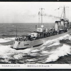 CPA - Marine Militaire -TORPILLEUR " BOULONNAIS "N&deg;3574