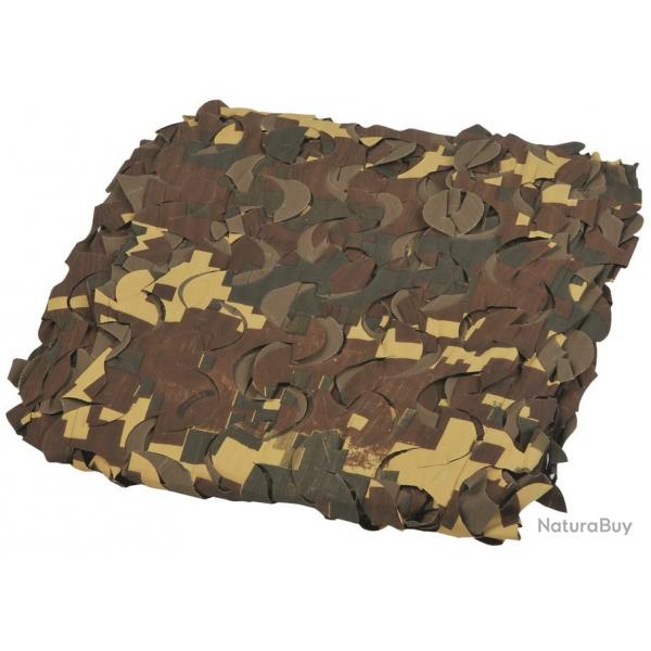 FILET CAMOUFLAGE SYNTHTIQUE 3X2,20M TRICOLORE