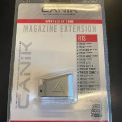 Extension de chargeur +3 - ALUMINIUM GRIS - CANIK TP-9