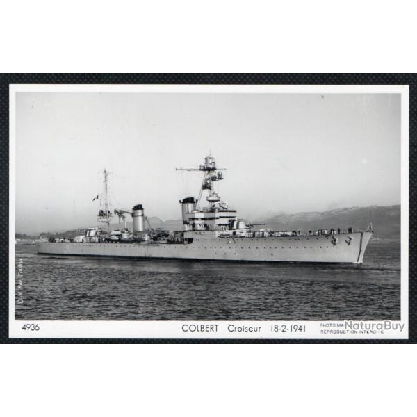 CPA - Marine Militaire - 4936 COLBERT CROISEUR 18-2-1941  N3575