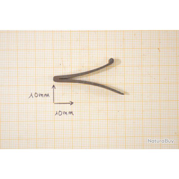 Ressort en V de platine / dtente / gachette. Restauration arme ancienne, pistolet fusil (C)
