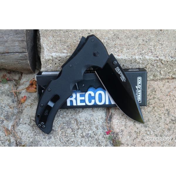 Couteau Cold Steel Recon 1 Lame Acier CPM S35VN Manche G-10 Scurit Lockback Clip 27BS