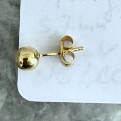 Unique boucle d'oreilles - cocktail - or massif 18 carats - clou