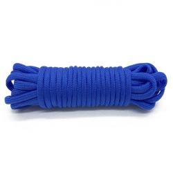 PARACORDE 550 - 7 BRINS - BLEU - 10 MÈTRES - LIVRAISON GRATUITE