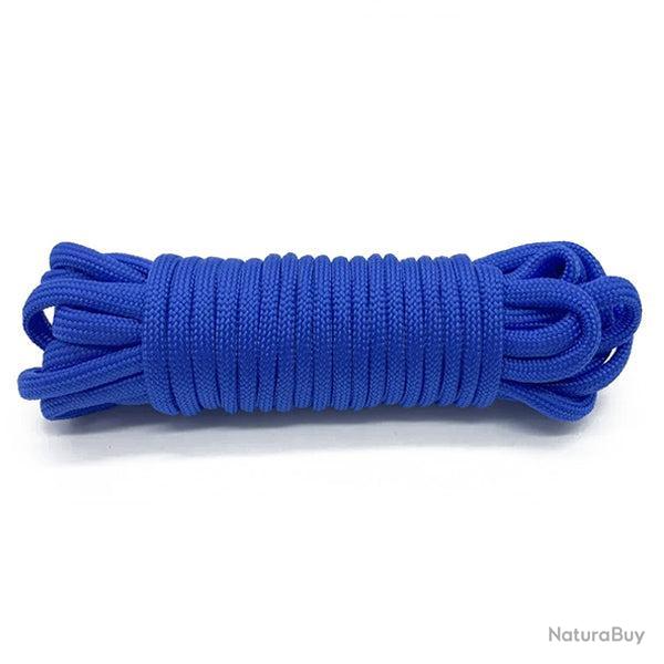 PARACORDE 550 - 7 BRINS - BLEU - 30 MTRES - LIVRAISON GRATUITE