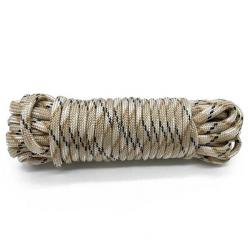 PARACORDE 550 - 7 BRINS - CAMO BEIGE - 20 MÈTRES - LIVRAISON GRATUITE