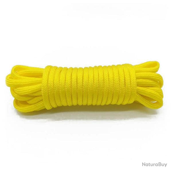 Paracorde 550 - 7 brins - jaune - 20 mtres - LIVRAISON GRATUITE