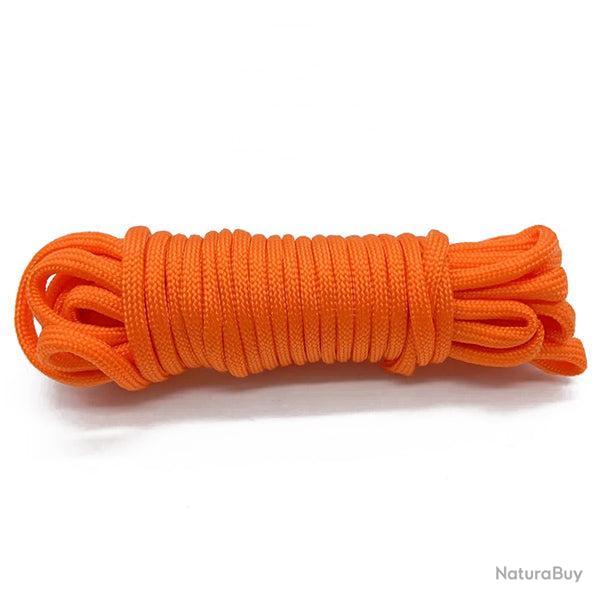 Paracorde 550 - 7 brins - orange - 5 mètres - LIVRAISON GRATUITE