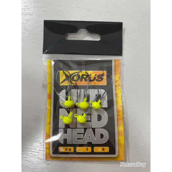 !! OPE -70%!! TTE PLOMBE XORUS ULTI NED HEAD 2gr col chartreuse