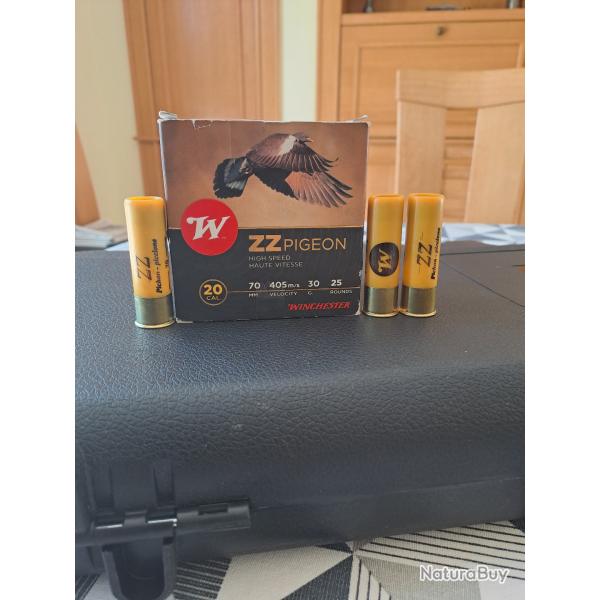A VENDRE CARTOUCHES CALIBRE 20 WINCHESTER