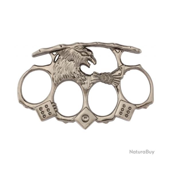 Poing amricain Aigle et Ds en mtal bronz