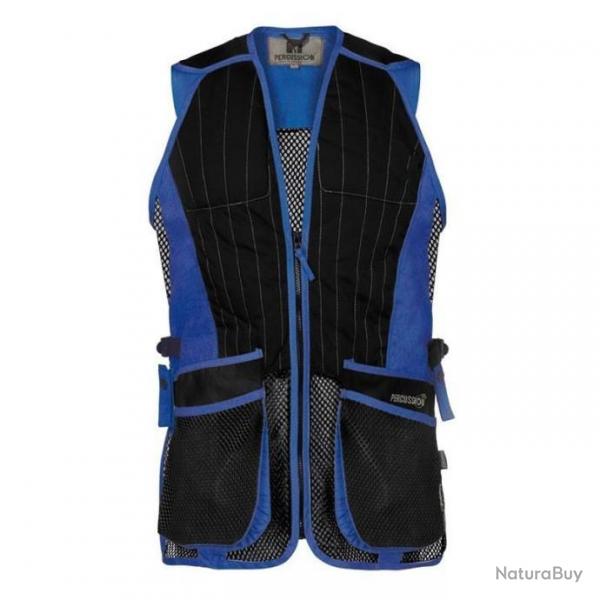 PROMO ! Gilet d Ball-Trap Evo Percussion Bleu/NOIR