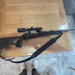 Mauser M98 calibre 7x64 à trou de pouce + Swarovski 1-6x24