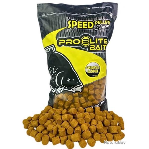 Speed Pellets 20mm 4.5kg pro lite baits pineapple & scopex