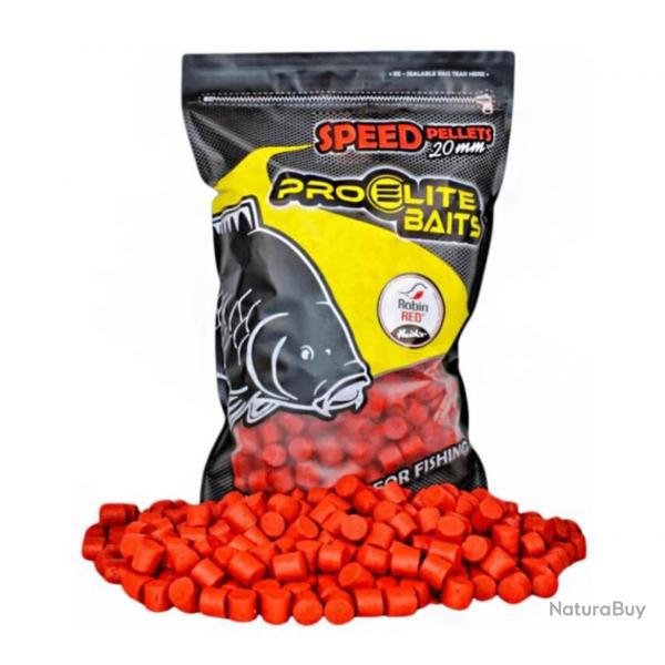 Speed Pellets 20mm 4.5kg pro lite baits Robin red