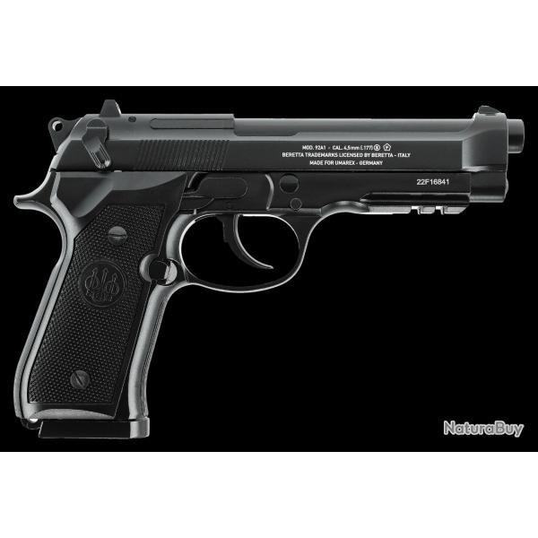 Pistolet Beretta MP92 A1 full auto cal.4,5mm 3joules Co2
