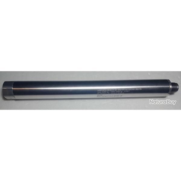 Cartouche courte d'air comprim Anschtz en aluminium.