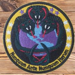 ECUSSON BLACK OPS 8 CM SCRATCH TACTICAL PATCH MORAL US AIR FORCE AREA 51