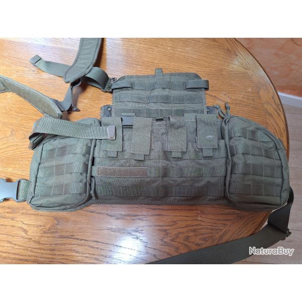 Chest rig MK2 gilet de combat Tasmanian Tiger vert OD