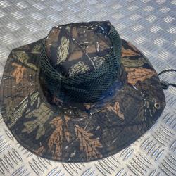 Chapeau camouflage protection solaire maille respirante chasse randonnée jungle peche camping