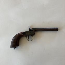 Pistolet de tir de salonGenre FLOBERT.   XIXSiècle.  Fonctionnel