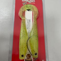 !! OPE -70%!! LEURRE HYPERLASTICS CURLYMINN TOPWATER 6'´col DOUBLE PEPPER