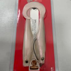 !! OPE -70%!! LEURRE HYPERLASTICS CURLYMINN TOPWATER 6'´col SOLID PEARL
