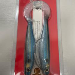 !! OPE -70%!! LEURRE HYPERLASTICS CURLYMINN SWIMBAIT 6'´col BBK