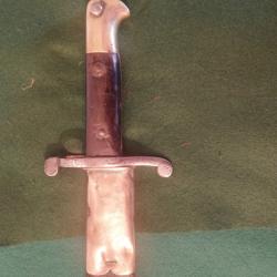 Bayonnette  Sabre  " Yatagan"  pour Carabine  Snider Enfield deux  bandes M  1853