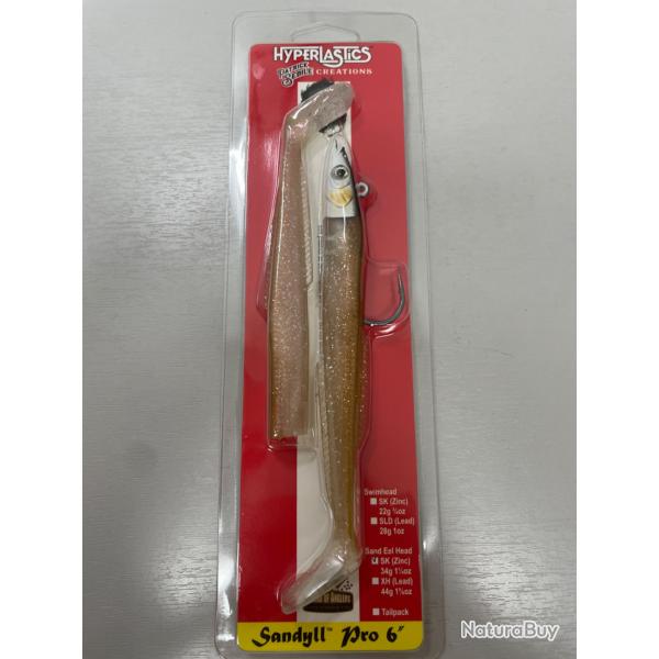 !! OPE -70%!! LEURRE HYPERLASTICS SANDYLL PRO 6' col fwa 44gr